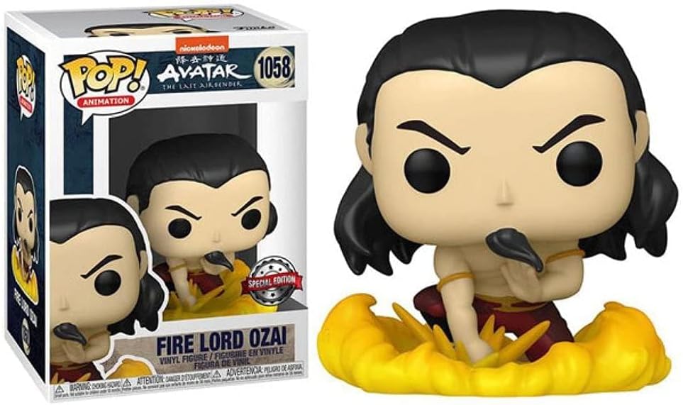 POP! Avatar: The Last Airbender 1058- Fire Lord Ozai Shirtless Special Edition, Multicolored - Image 3
