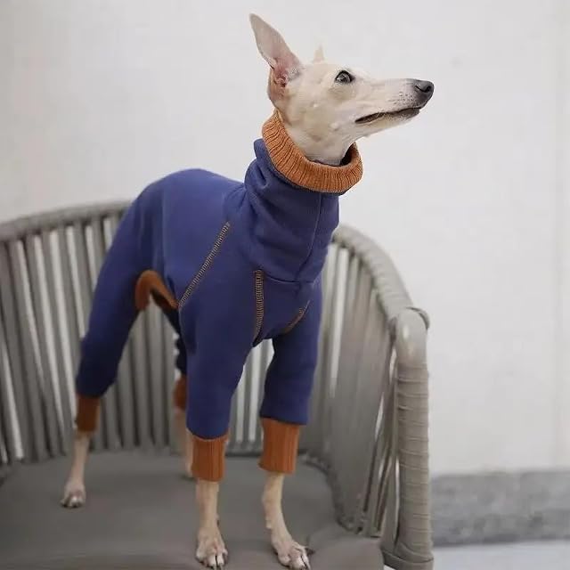 Foto 3 de 6 de UOSIA Mono De Cuerpo Completo para Perro Galgo, Pijamas para Clima Frío, Jersey Suave Y Cálido