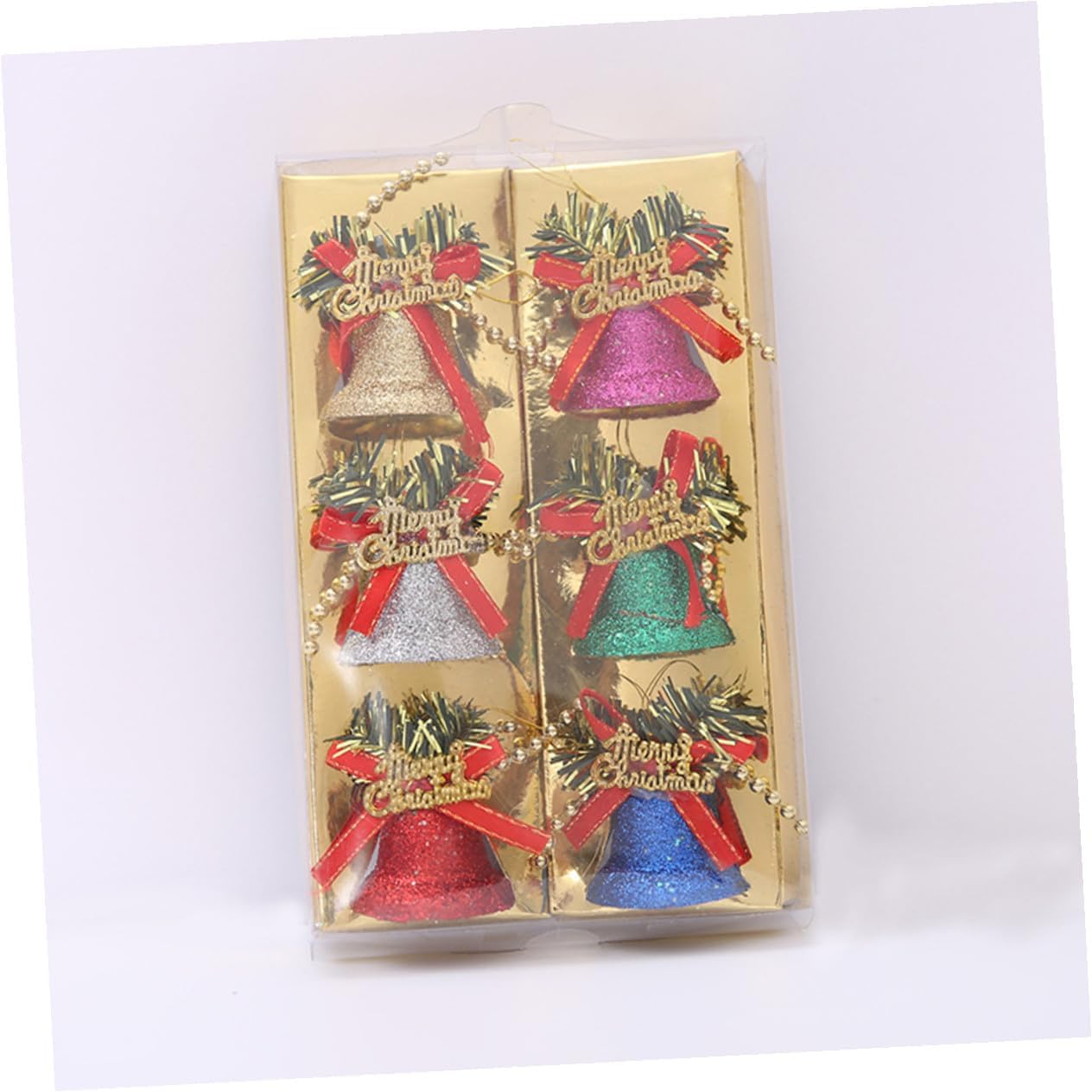 BESTOYARD 12 PCS Christmas Tree Bell Pendants Ornament Christmas Hanging Decorations Xmas Party Supplies Sleigh Bell Ornaments Hanging Christmas Bell Xmas Pendant Ornament to Open Trumpet