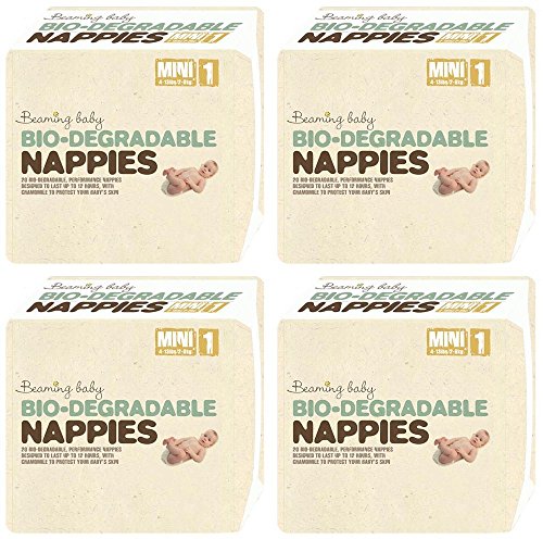 - Beaming Baby - Bio-Degradable Mini Nappies | 20'spieces | BUNDLE by Beaming Baby