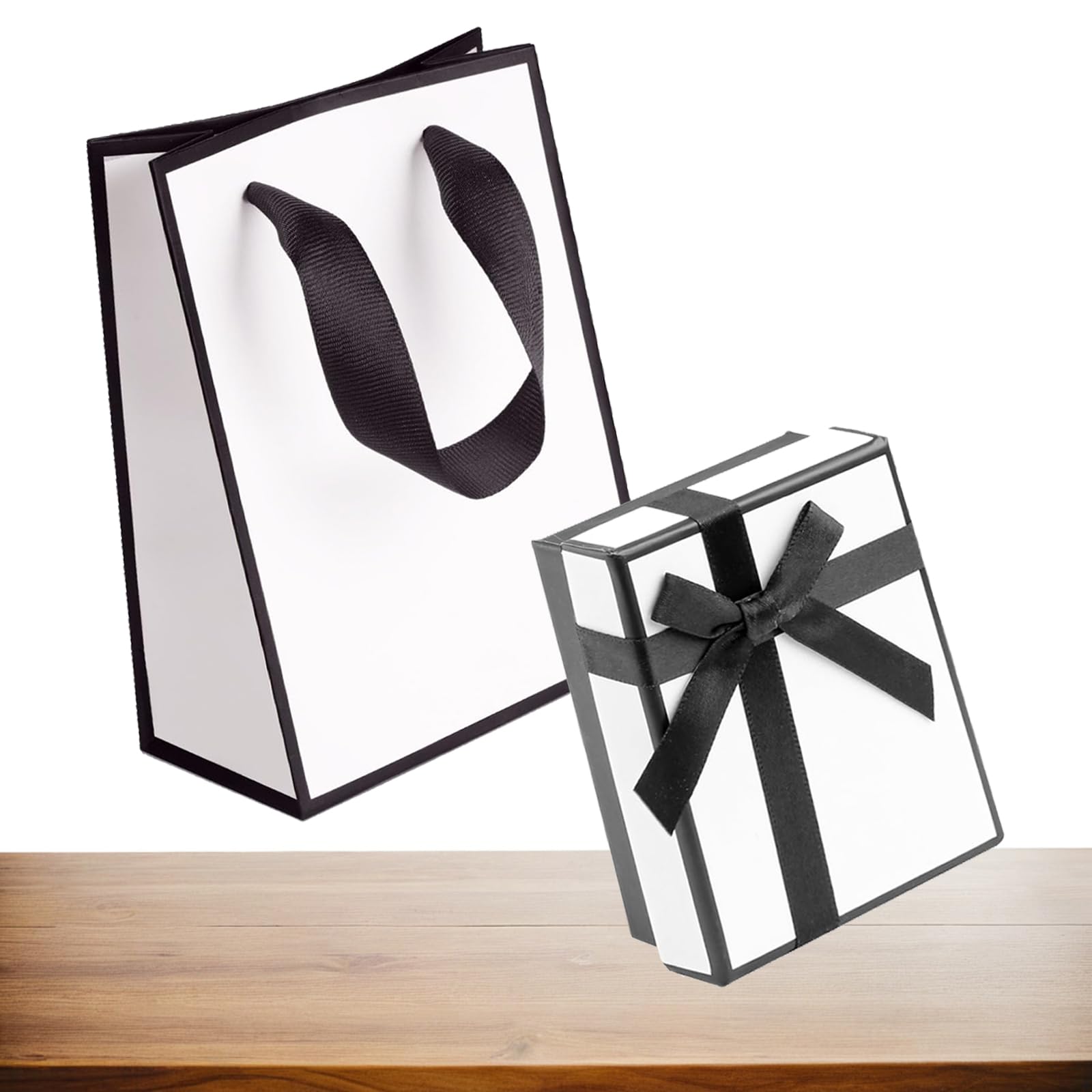 Chic Jewelry Gift Set: Small Box and Bag, Ideal for Bracelets, Earrings, Rings, Necklaces. Elegant Packaging for Presents, 7x9x3cm, with Lid. for Gifting!