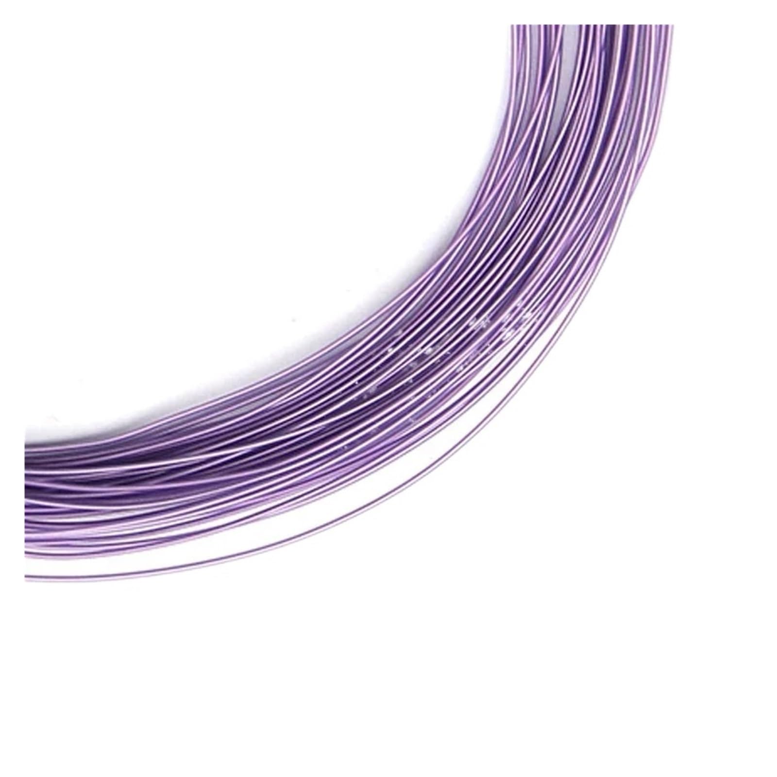 10/50/100M UL1423 PTFE Micro Alambre Fino núcleo único Cobre Chapado en Plata 38/36/34/30/28/26/24AWG Cable electrónico Aislado PVDF(Purple,100 Meters,34AWG)