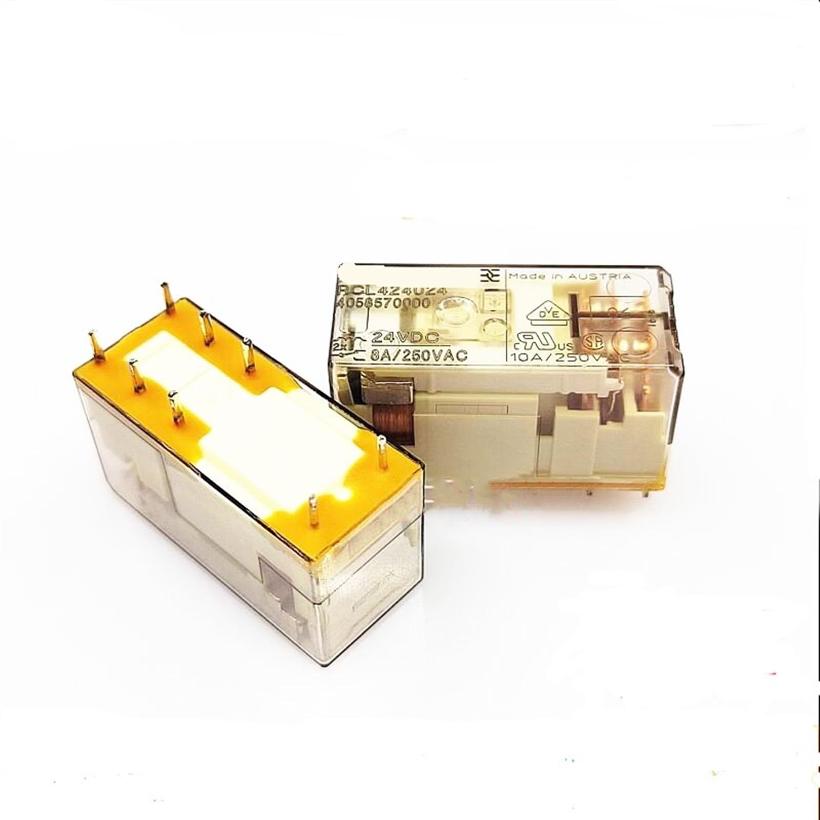 Relé RCL424024 DC24V 24V 8A interruptor electromecánico de 8 pines para PCB 2