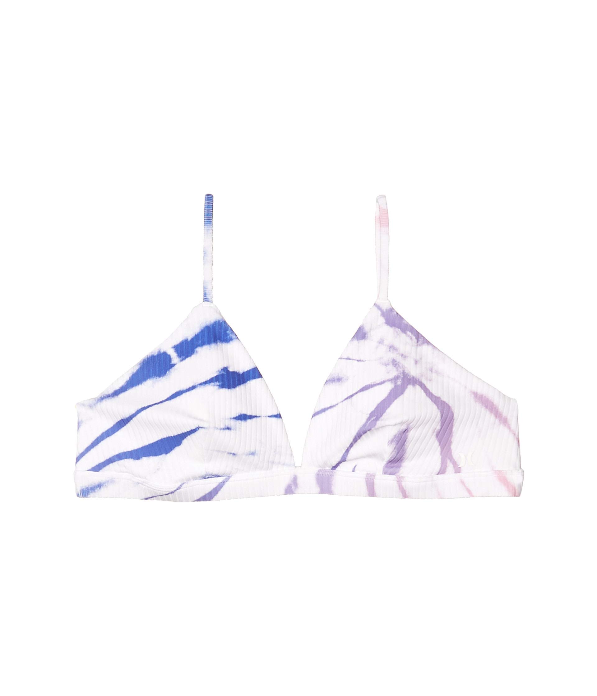 Hurley W Rib Spider Royale Tri Surf Top – Women's Bikini Top, Womens, CQ3874, Indigo, L