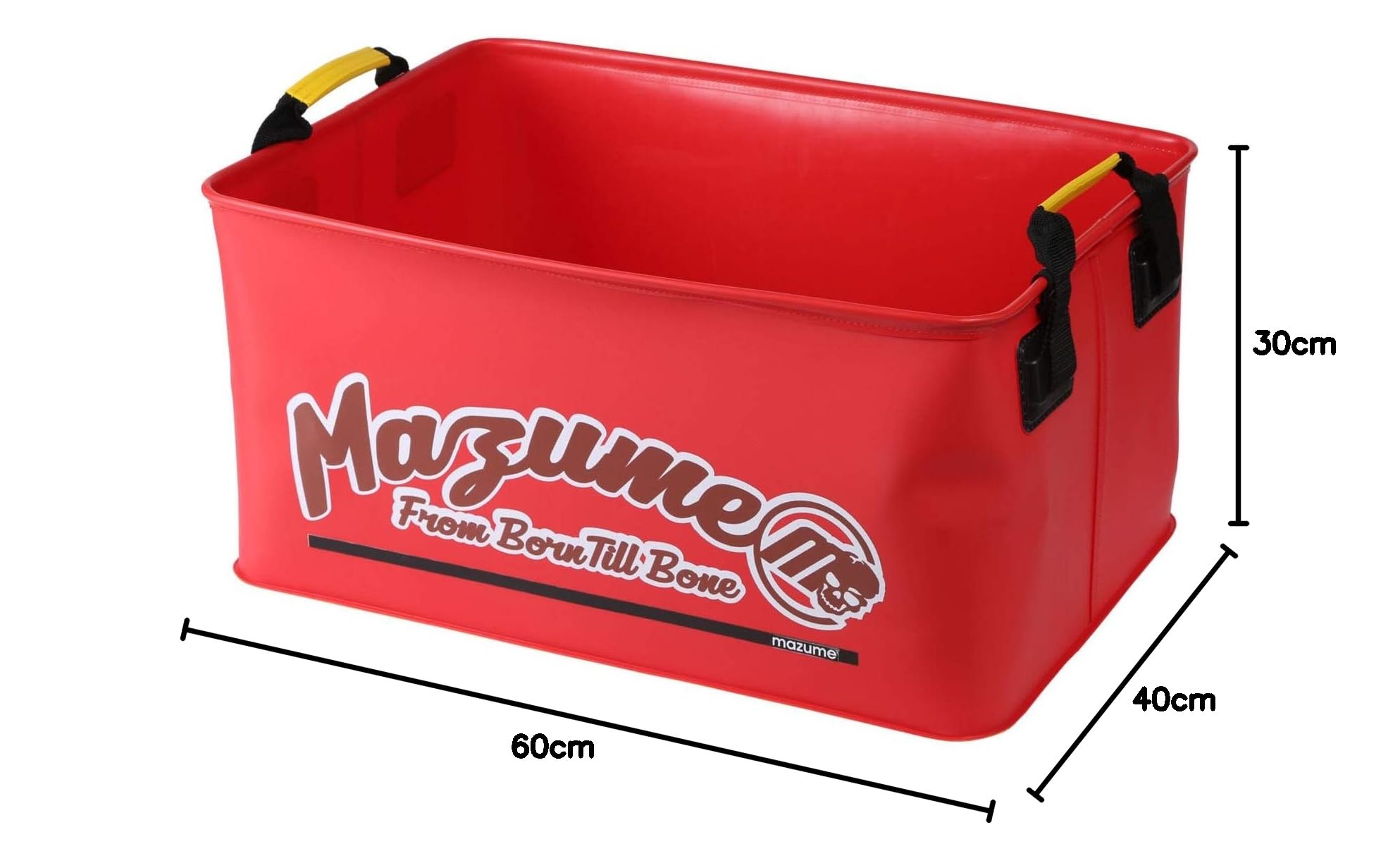 mazume WADING CARGO Ⅳ, Bakkan Box Japanische qualität für Wathose und Watschuhe für Watangeln, Bellyboot und mehr RED