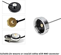 Vista 4 de Antena de radio aficionado NMO 150W VHF 136-174MHz 2M 18-Inch Antena móvil Paquete de 3