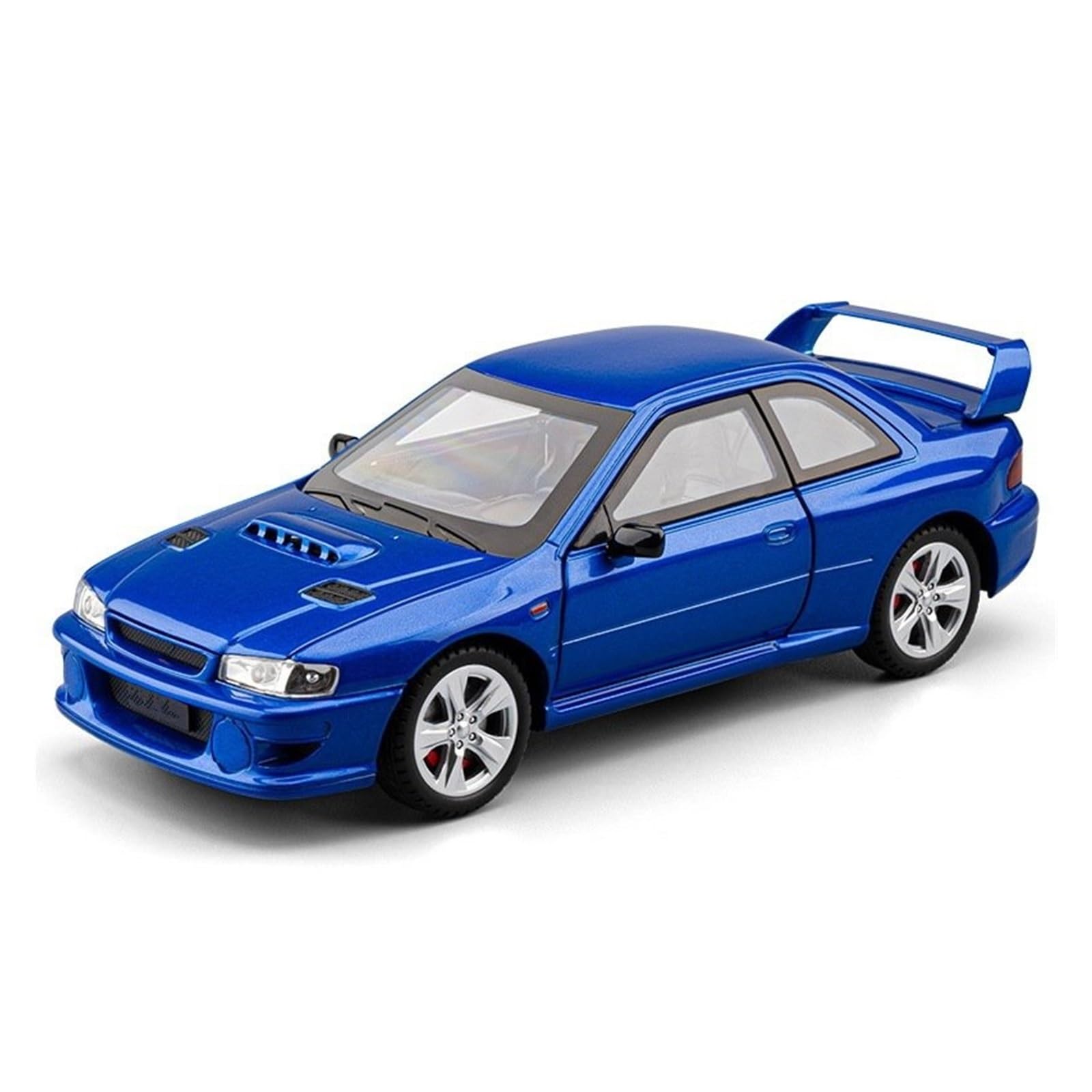 BANKOTO Diecast Car 1:24 For Subaru For Impreza For STI Alloy Metal Diecast Model Car Collectibles Ornaments Collectible Model(Blue)