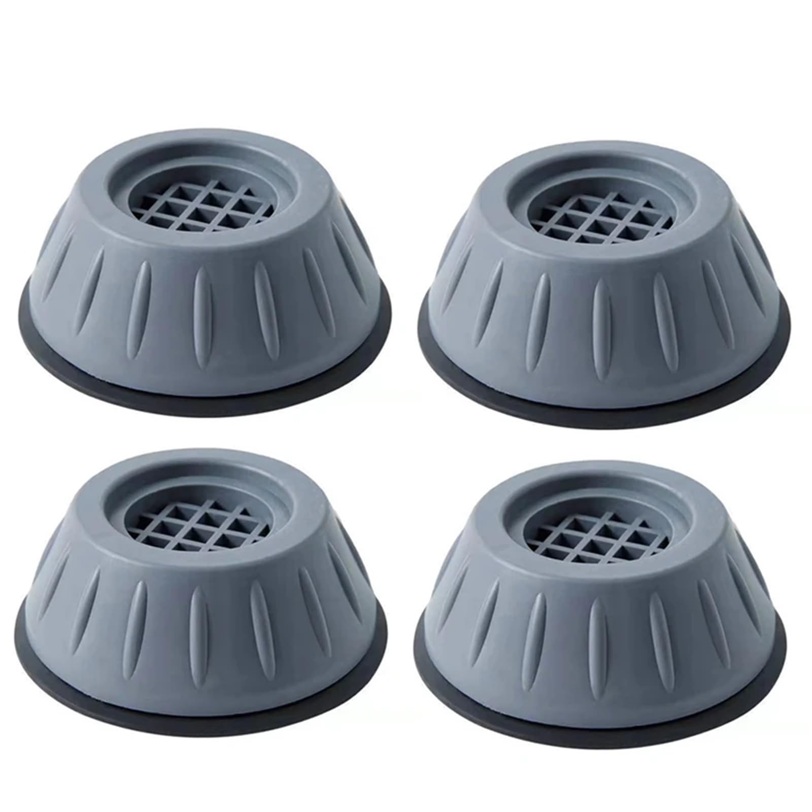 Piedini antiscivolo per lavatrice, 4 pezzi, tappetini antiscivolo per frigoriferi ed elettrodomestici, antivibrazione per cucina e bagno, protezioni per pavimenti