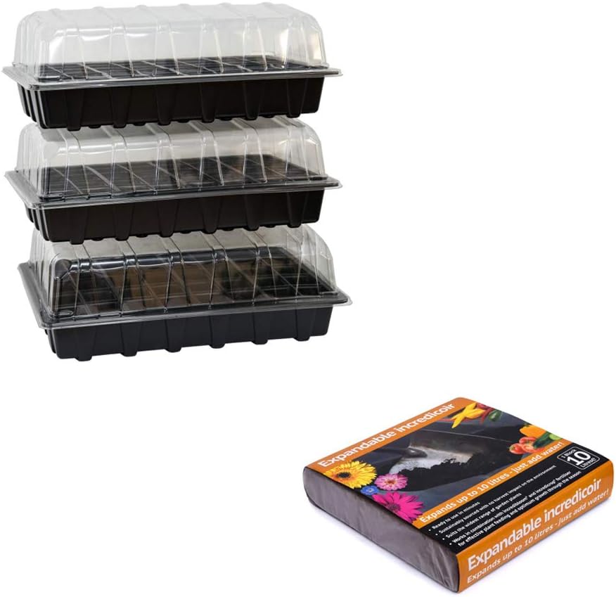 Thompson & Seed & Plugs Plastic Propagator Growing Trays with