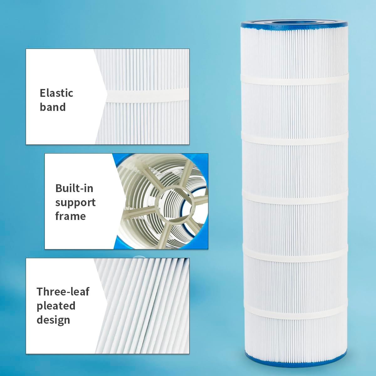 4 Pack Replacement Pool Filter Compatible with Hayward C4030,C4020,C4025,for Unicel C-7488,PA106,FC-1226,CX880XRE,FC-6430