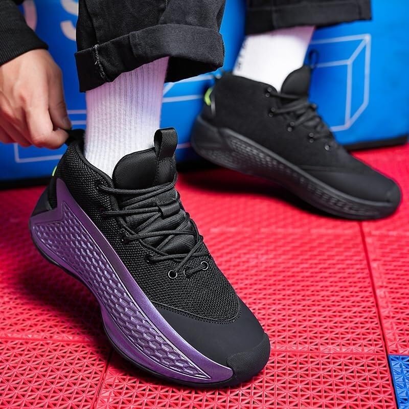 Zapatillas de baloncesto con suela gruesa y amortiguación para hombre 6