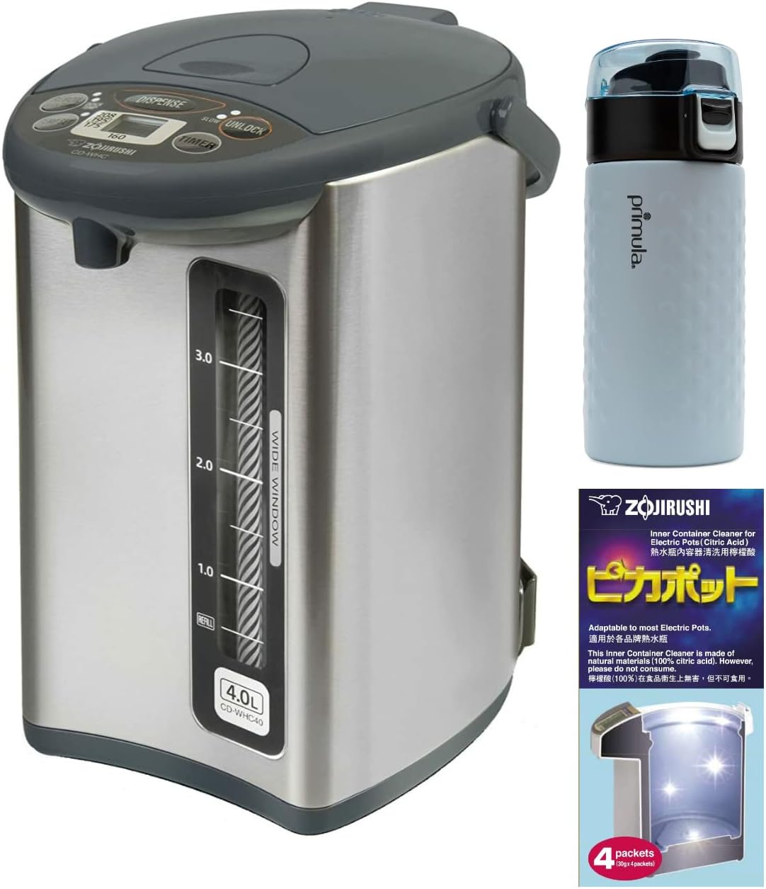 Zojirushi CDWHC40 Water Boiler and Warmer (135 oz