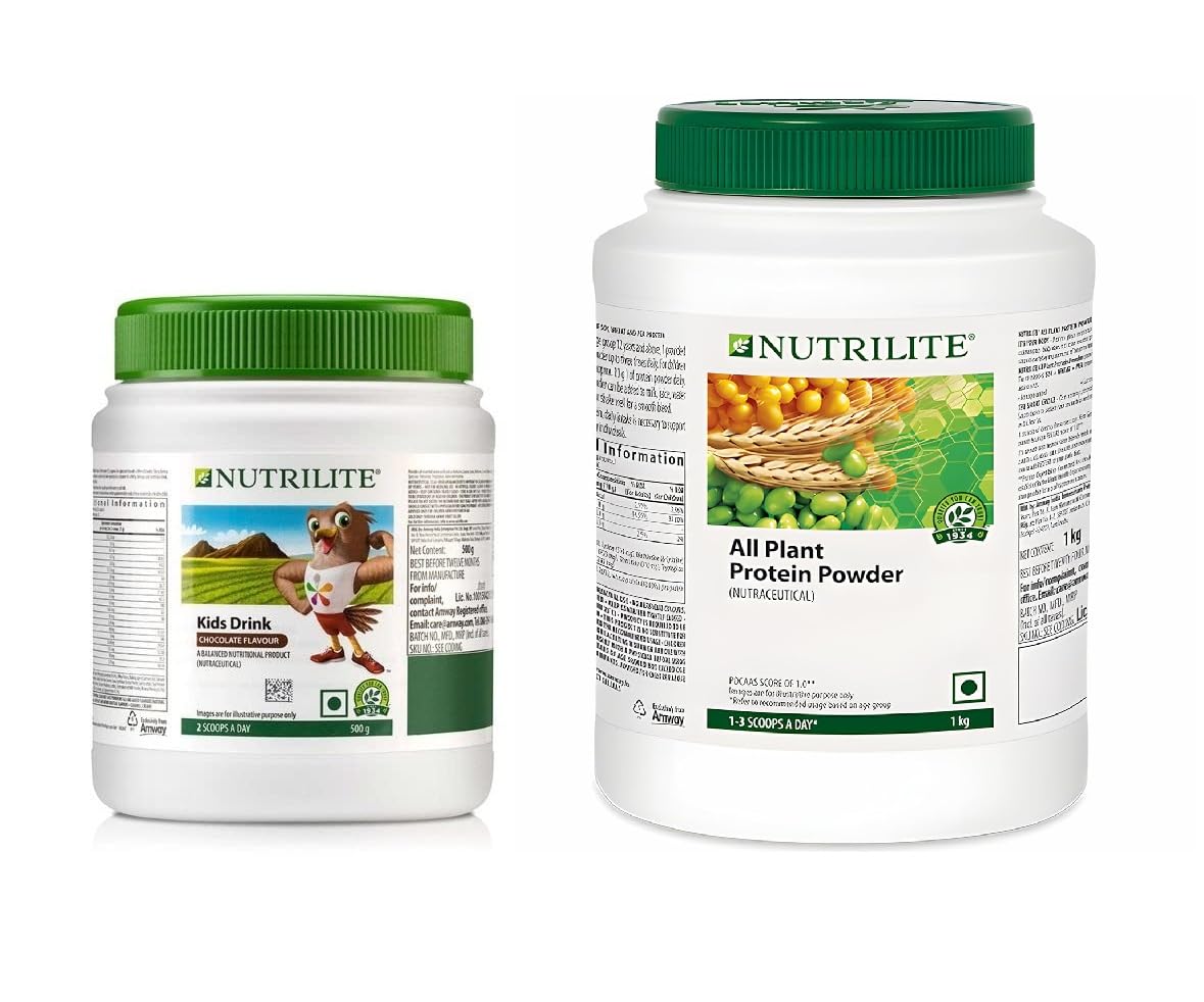 Nutrilite Kids Drink Chocolate Flavour-400 Grams&Stylish Band-Combo,Tablet