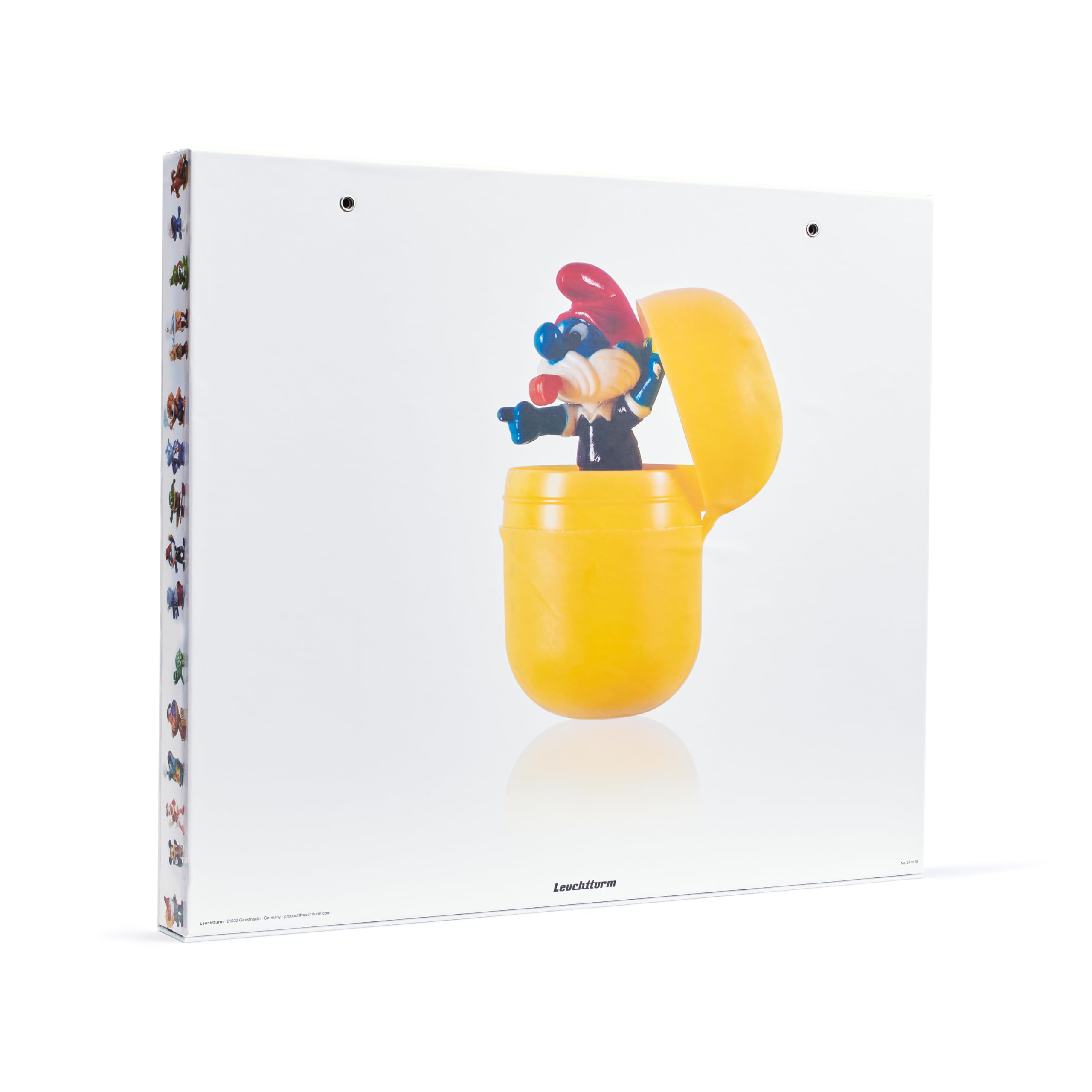 Leuchtturm 344050 Boîte de Collection - Boîte de Jeu Surprise avec 60 Compartiments pour Figurines Ü-EI