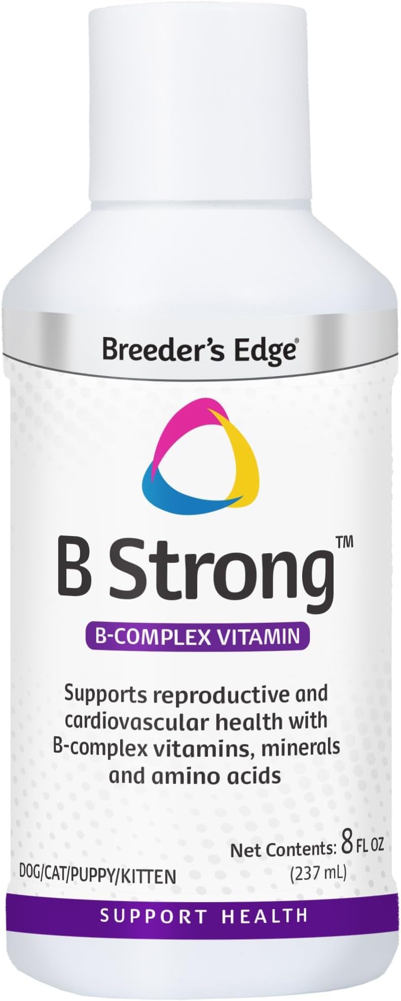 Breeder's Edge B Strong Liquid, Vitamin B for Dogs and Cats, Supports Canine ...