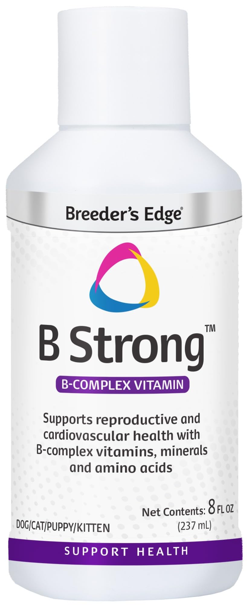 Breeder's Edge B Strong Liquid, Vitamin B for Dogs and Cats, Supports Canine ...