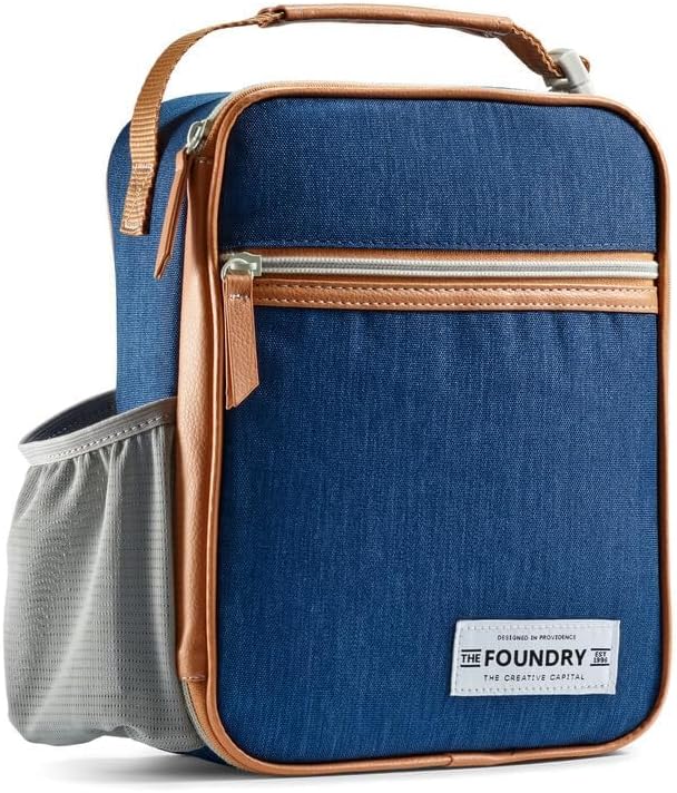 Miniatura 3 de Foundry - Lonchera aislada para hombresmujeresniños con botella y recipientes incluidos, lonchera reutilizable para la escuela, el trabajo