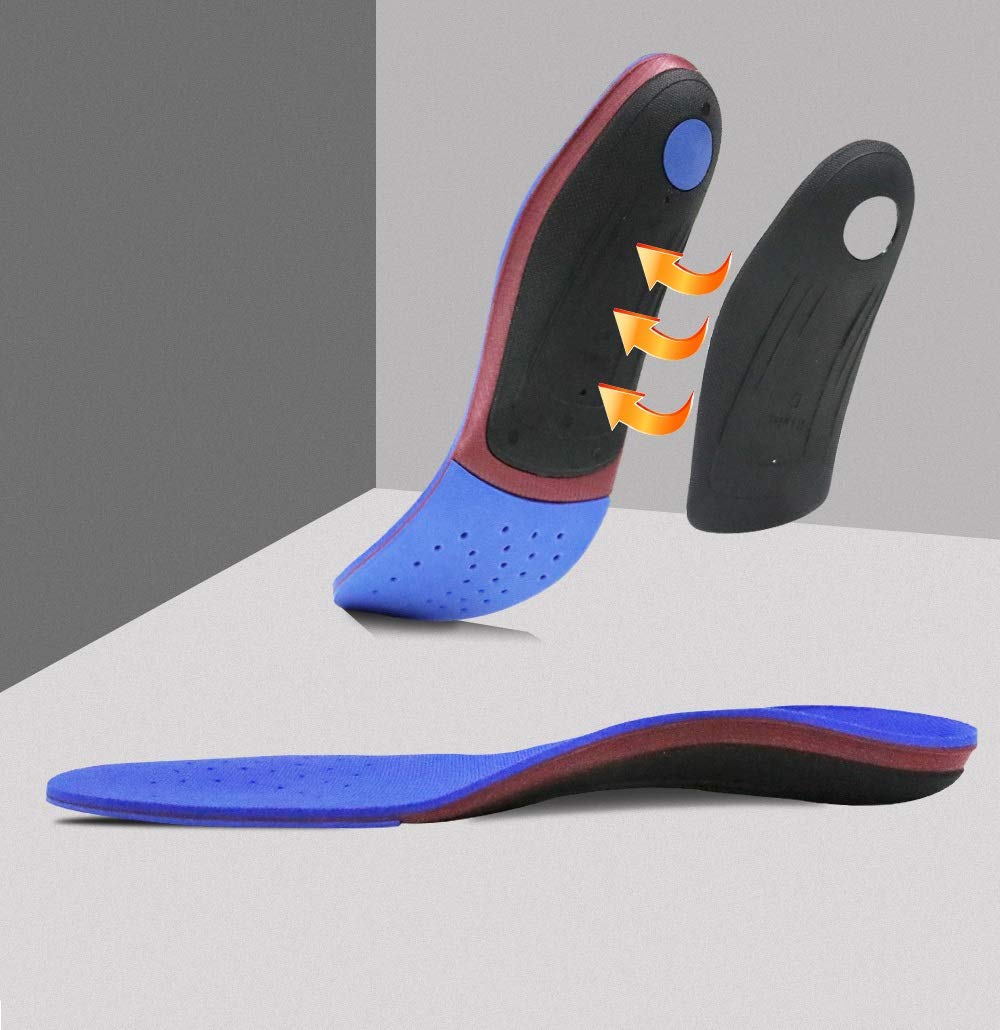 EDDGE Solette for Scarpe Plantari Plantari Inserto Ortopedico Piedi Piatti lievi/moderati Soletta Plantare Fascite al Tallone Uomo Donna (Size : 270mm)