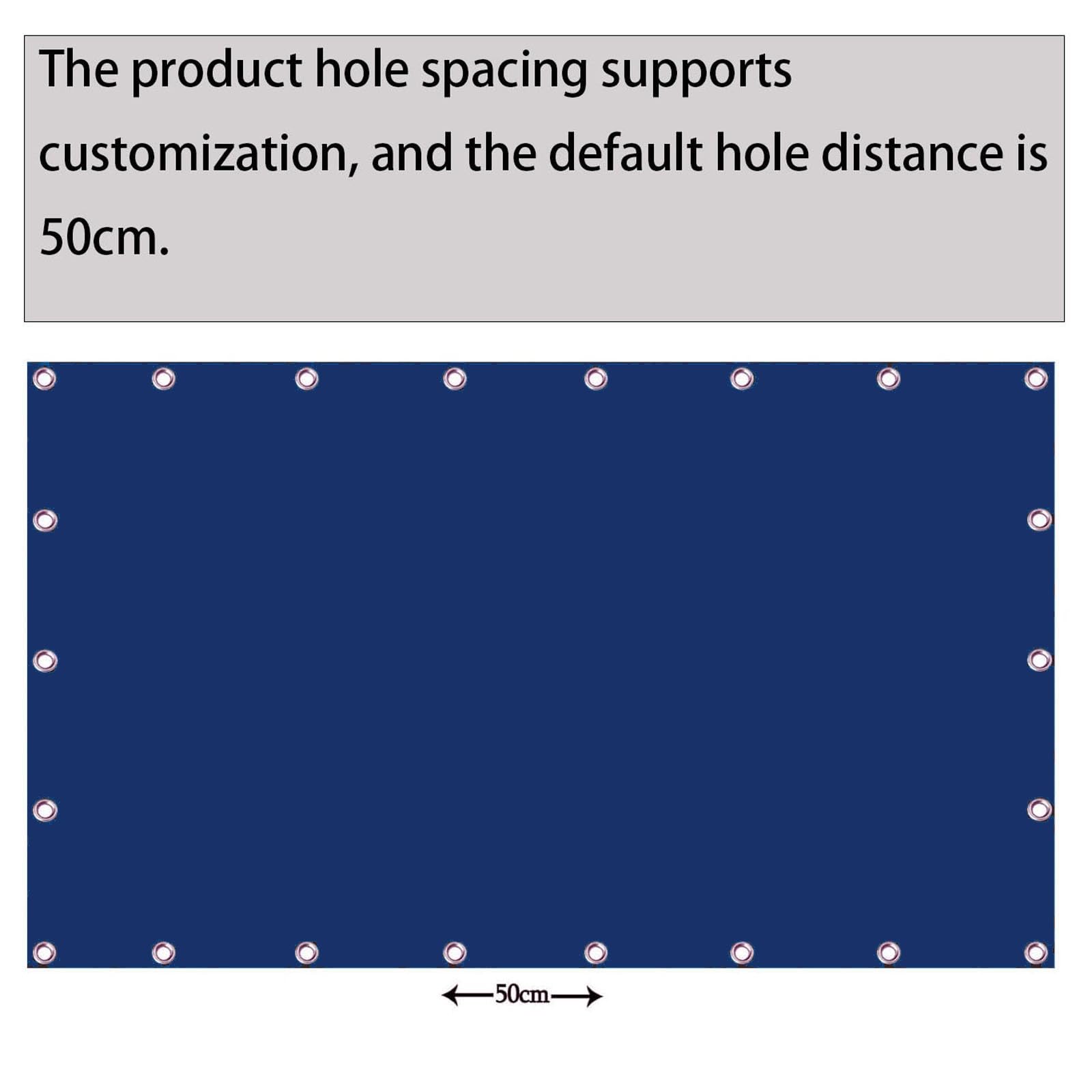 Tettoia impermeabile 1,5 x 5 m – blu scuro protezione solare per patio esterno e giardino con occhielli e corda resistente ai raggi UV e copertura per una migliore t