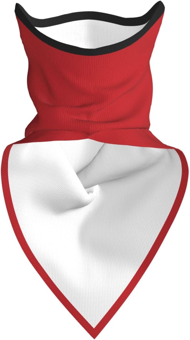 Protection Neck Gaiter Face Cover Flag of Morocco Balaclava Scarf Mask, Windproof Breathable Sun Shield for Men Women, Skiing Hiking Cycling Outdoor Sports