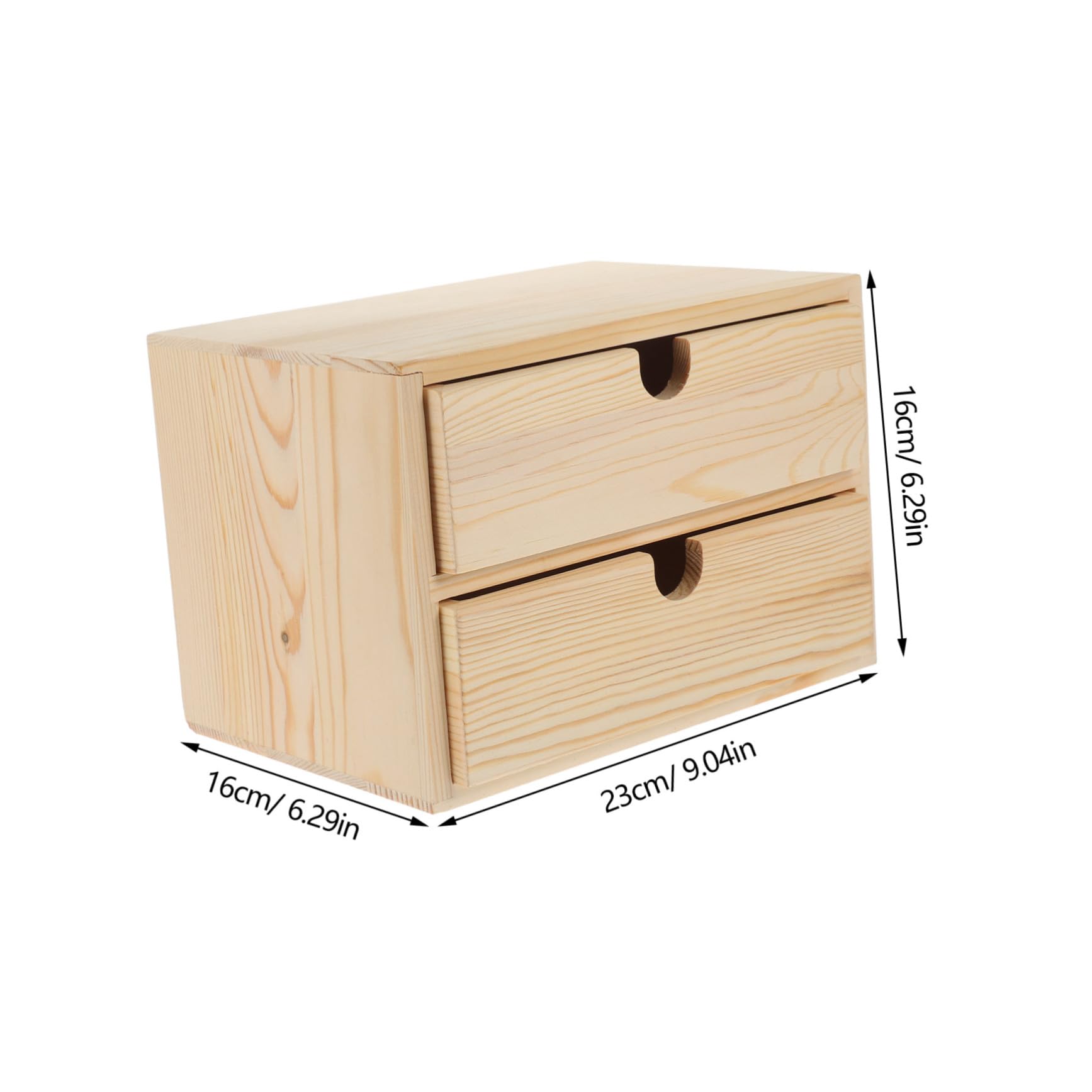 POPETPOP Scatola Portaoggetti in Legno Con Cassetti Organizzatore Da Scrivania Contenitore Per Cancelleria Scatola Portaoggetti Da Ufficio Cassetti Per Vari Articoli