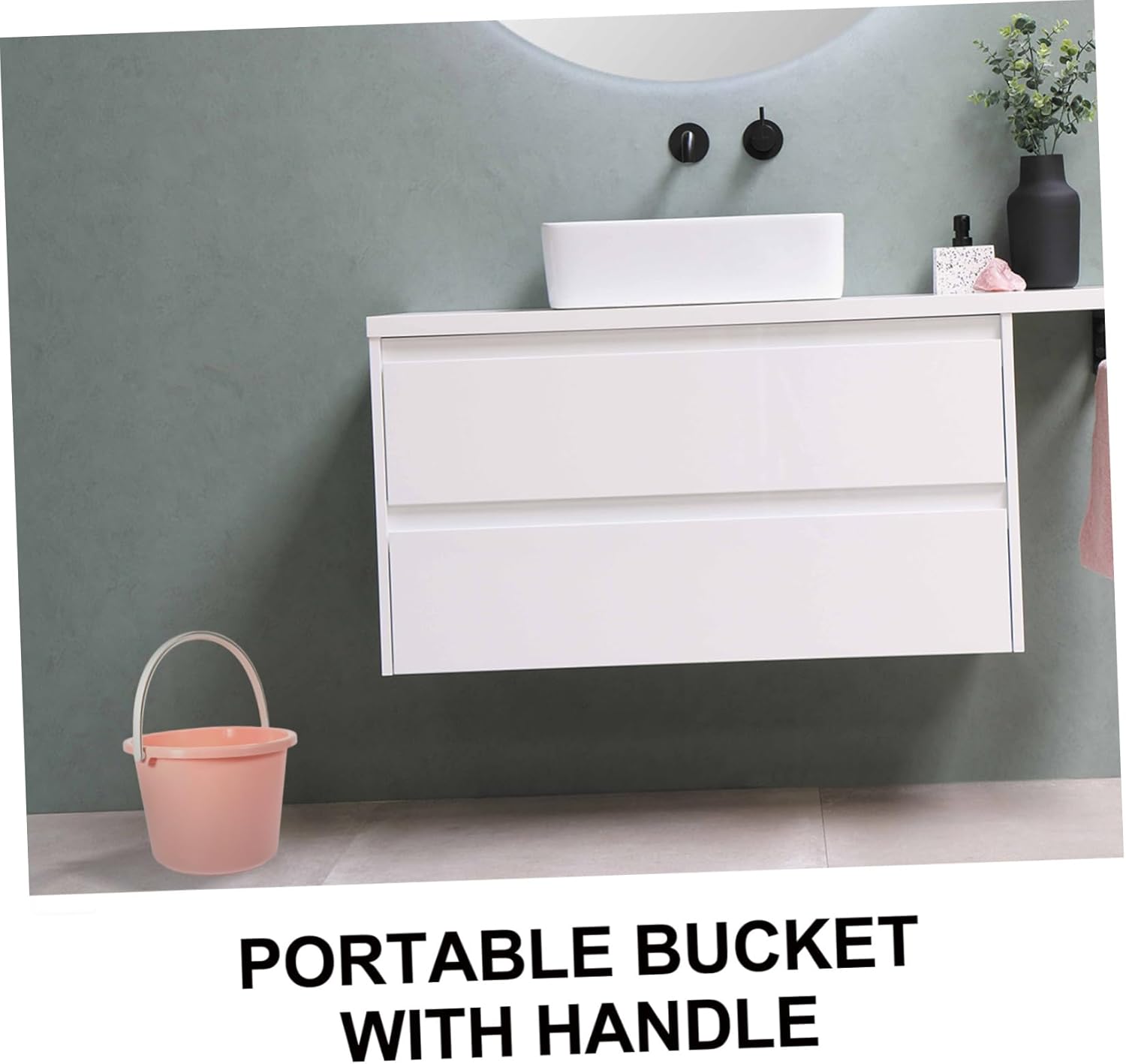 Plastic Storage Tub Folding Laundry Basket Home Laundry Bucket Capacity Portable Water Bucket