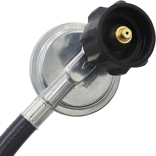 Miniatura 3 de MENSI Regulador de propano de 4 pies con manguera apta para Blackstone de 17 pulgadas y 22 pulgadas para parrilla de mesa Adventure Ready Grill Solo