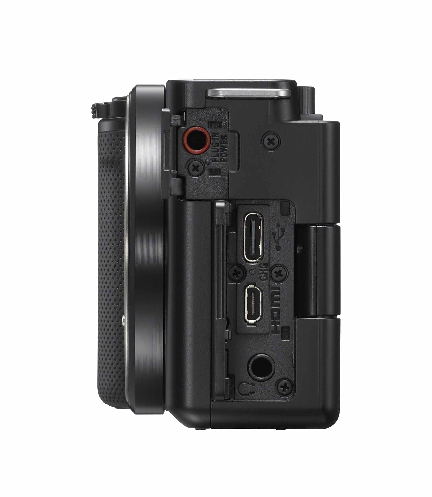 Sony ZV-E10 Systemkamera mit 16–50mm Objektiv (APS-C) – 4K-Video, schwenkbares Display, Echtzeit-Augen-Autofokus, leicht & ideal für Vlogger & Einsteiger