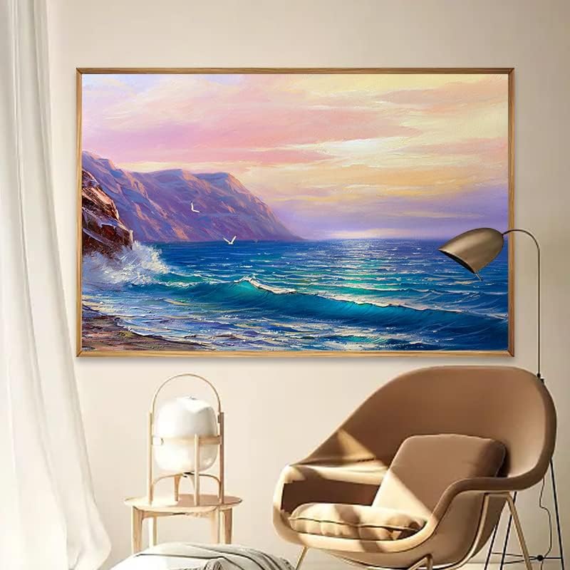 Miniatura 3 de Hdmuorl Pintura por números para principiantes y niños, 16 pulgadas de ancho x 20 pulgadas, lienzo al óleo de lino, sin marco, pintura al óleo de