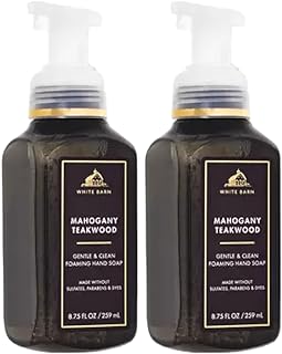 Bath and Body Works Gentle Foaming Hand Soap 8.75 Ounce 2-Pack (Mahogany Teakwood)