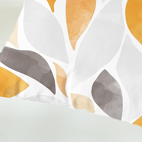 Miniatura 7 de CaliTime Juego de 2 fundas de almohada decorativas de forro polar con pétalos de flores y pétalos de dalia que caen para sofá, cama, sofá,