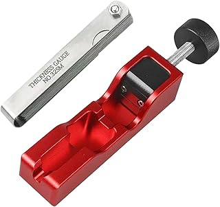 Gapper de bujía: conjunto de regla compacta, Feeler de espesor duradero | Disposición de encendido resistente al desgaste Ganeador, medidor de rendimiento del motor personalizado, kit de herramientas