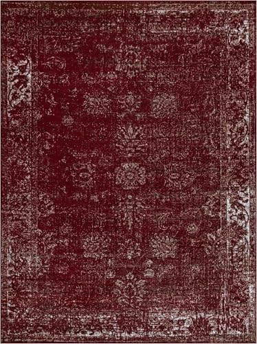 Tapis traditionnel bordeaux Unique Loom 274x366 cm Sofia pour salon chic - 4