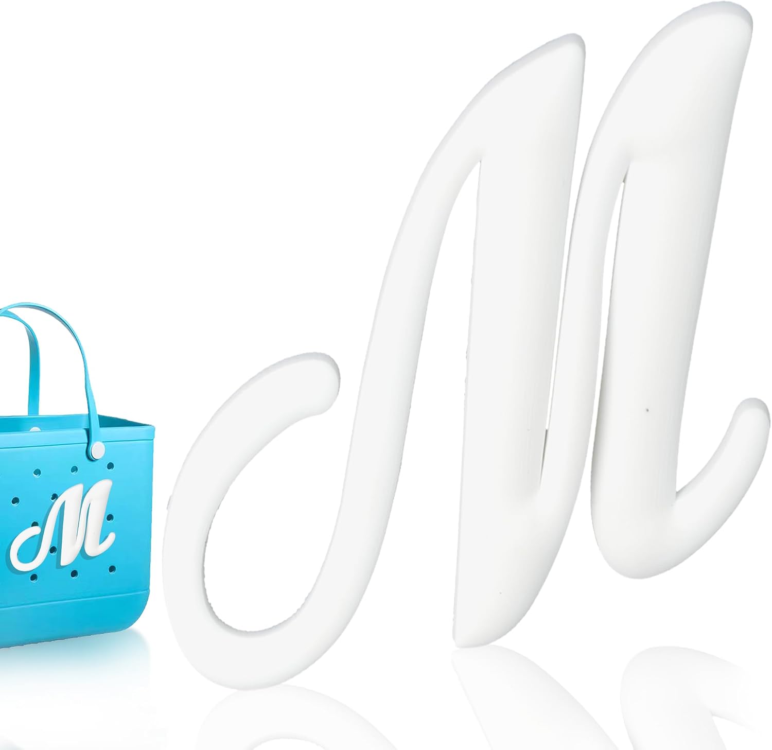 Letter Charms for Bogg Bag, Decorative Letter Compatible with Bogg Bag Original All Models, Alphabet Lettering Accessories for Simple Modern Handbag Beach Tote Bag, Bogg Bag Accessories