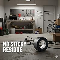 Vista 4 de Gaffer Power cinta de tela profesional, con calidad premium. Hecha en Estados Unidos. Cinta de tela resistente. No reflexiva. Multipropósito. Mejor