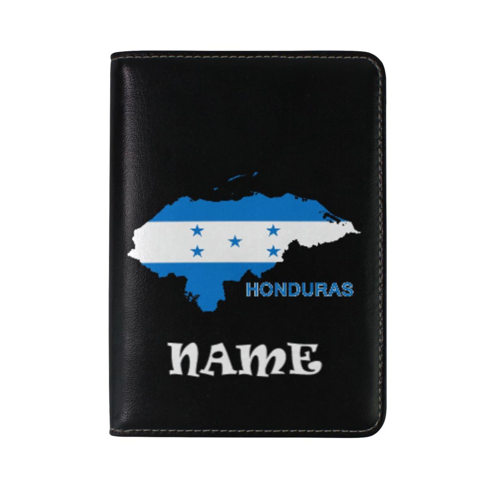 Personalized Flag Map Of Honduras Passport Holder Cover Case