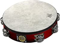 Remo Fiberskyn Tambourine - Quadura Deep Red, 8