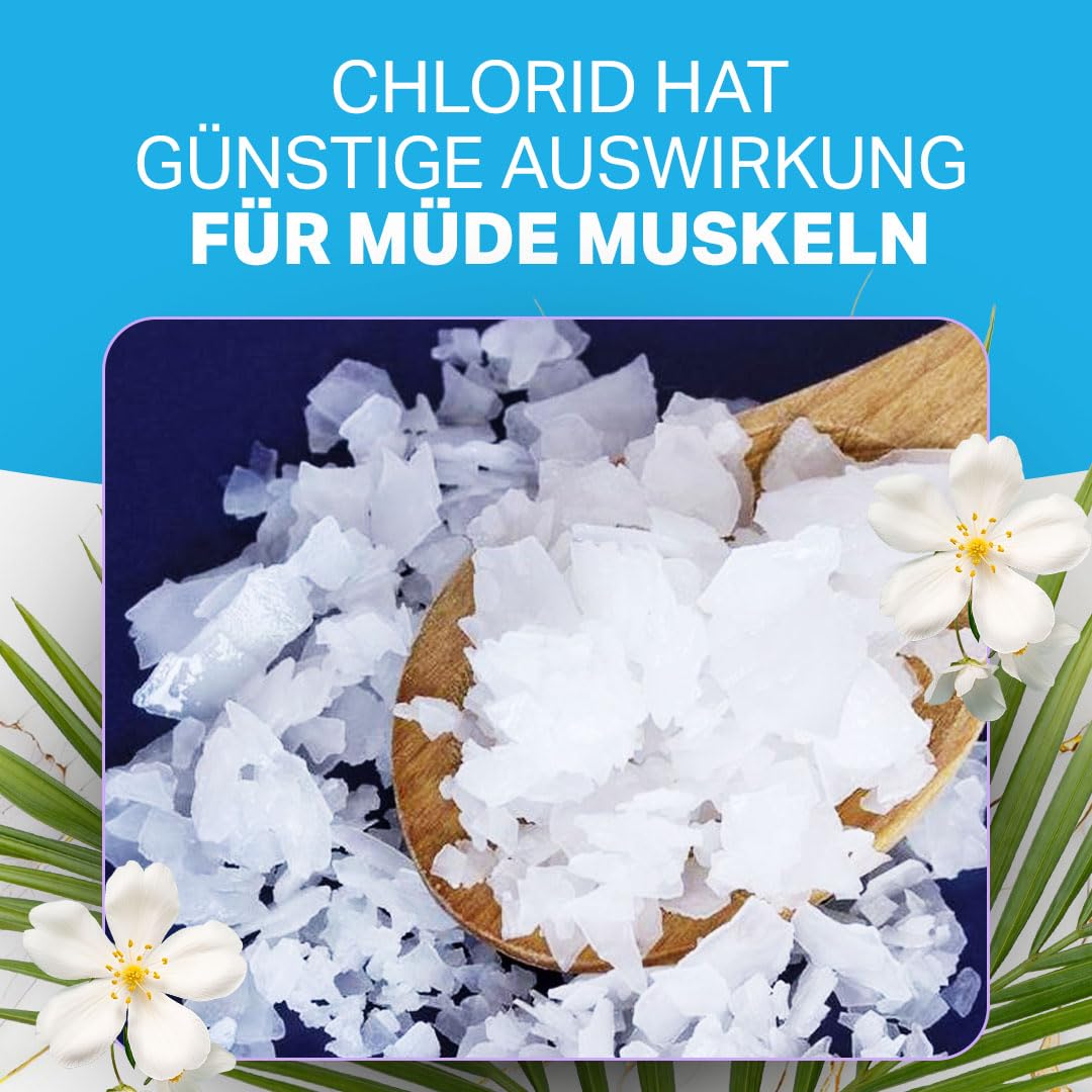 Chlorek magnezu Płatki 4 kg magnezu płatki I sól do kąpieli Hexahydrat Bad