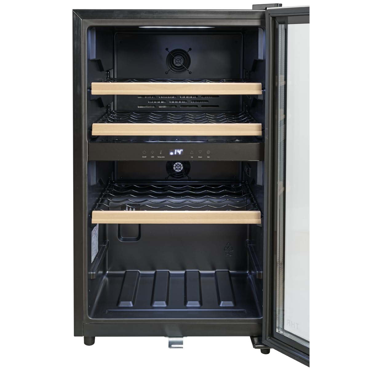 Jocel Vinoteca JCAV003621, 116 Litros, capacidad 49 botellas, Clase eficiencia G, Color Negra