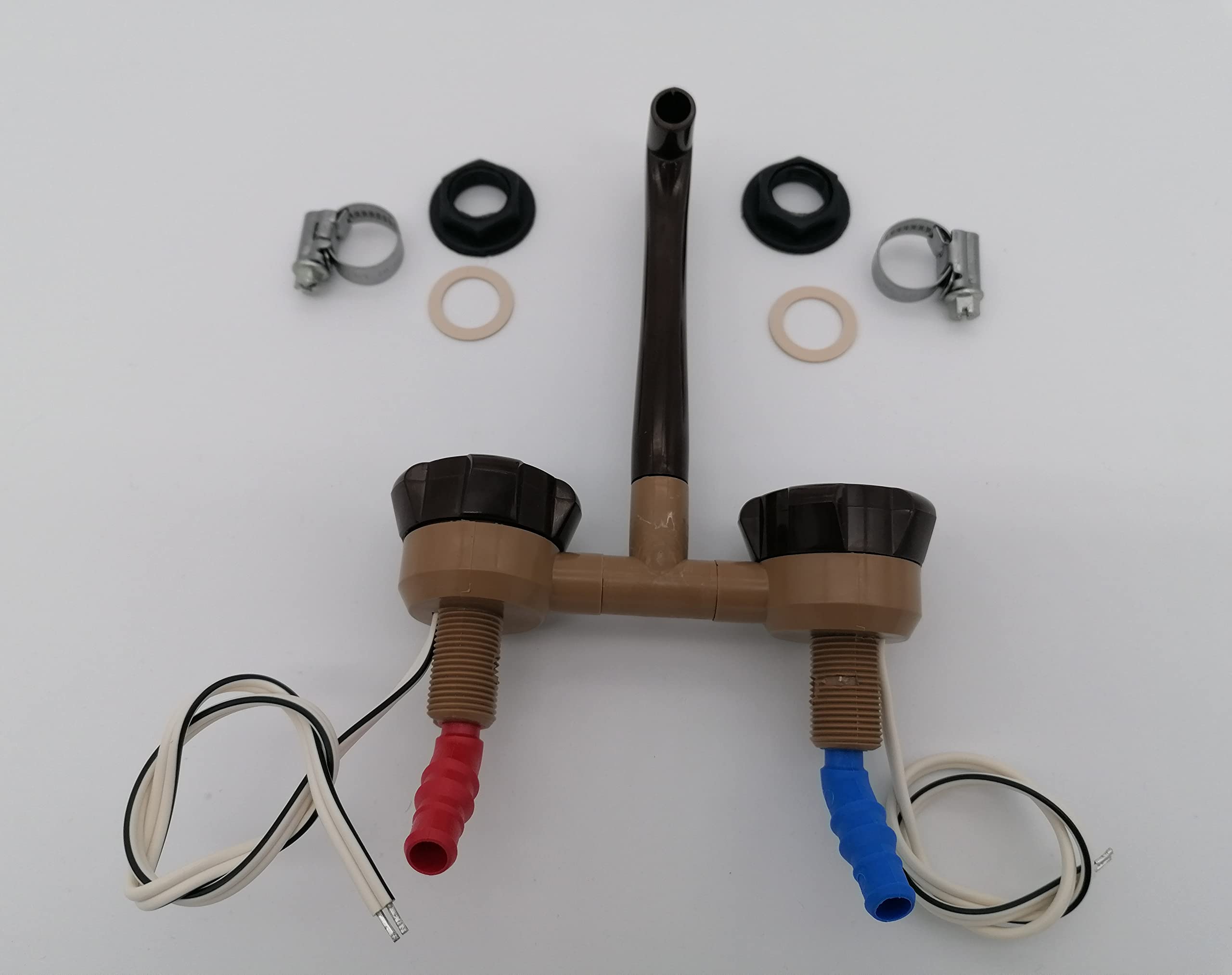 CR-MOESANCO® Kit Robinet NOVO Marron Mélangeur avec double | FindTheDeal CR-MOESANCO® Kit Robinet NOVO Marron Mélangeur avec double | FindTheDeal