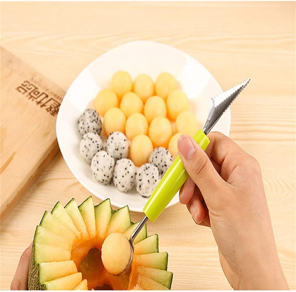 Dig Fruit Ice Cream Ball Carving Watermelon Melon Spoon DIY Tools Kitchen Gadgets