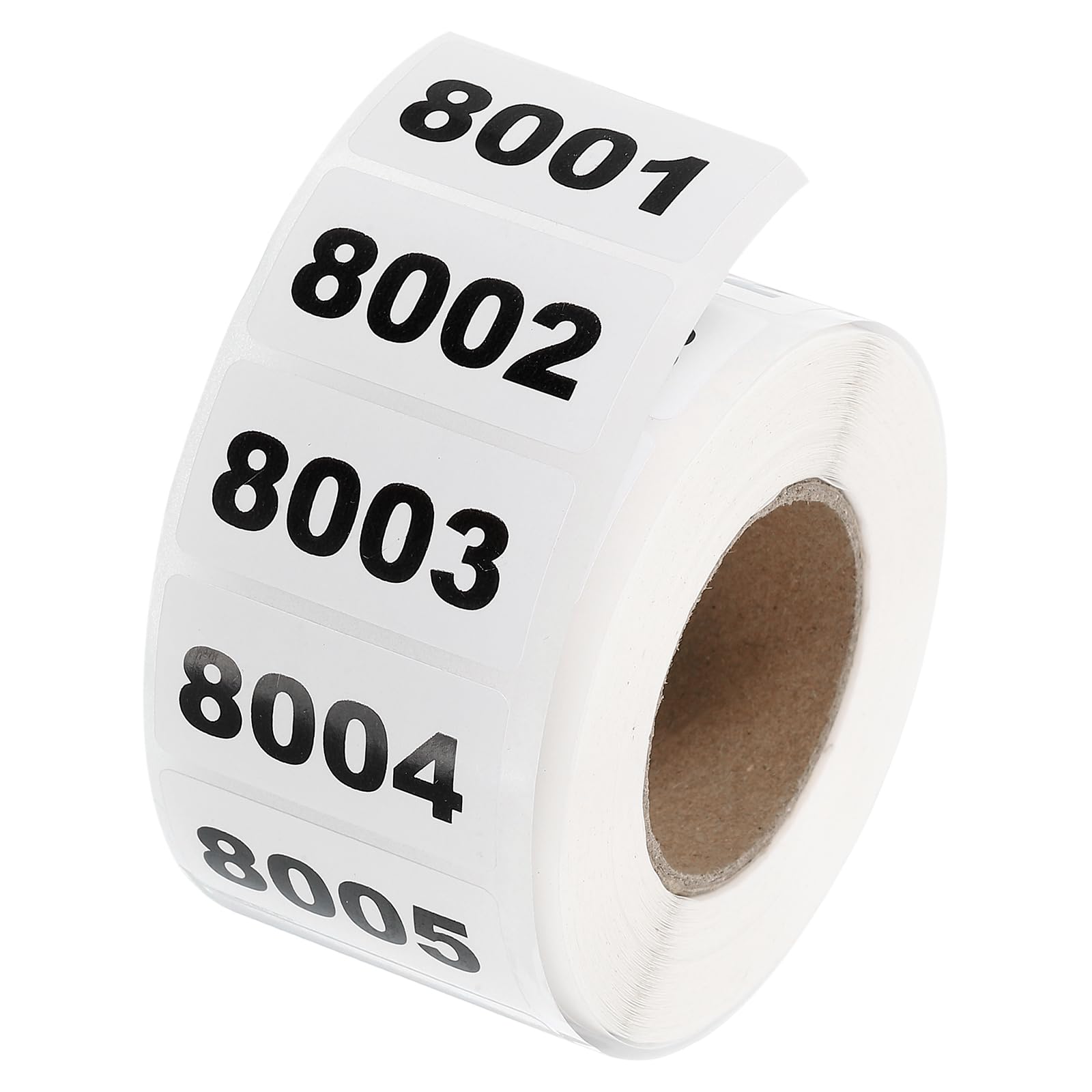 Autocollants numérotés 8001 à 9000 uxcell étanches pour rangement - 7