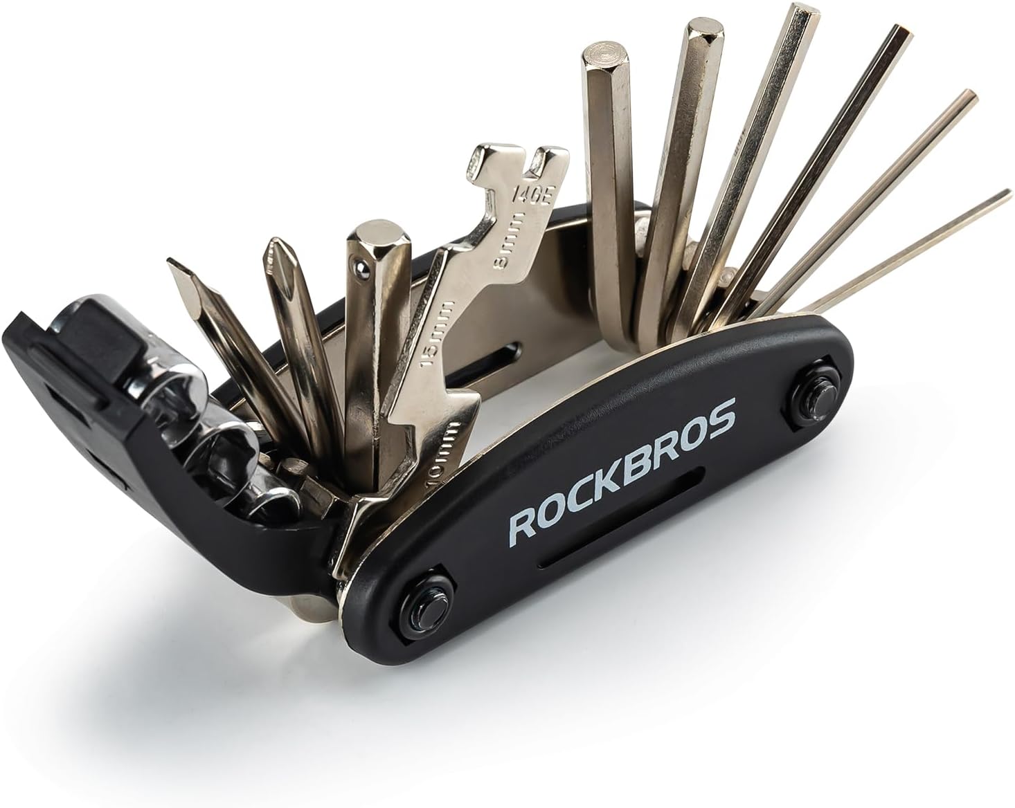 Bosch Groen 16-in-1 multitool (16-in-1 multitool (punttang, nijptang, draadschaar, 2x schroevendraaier (SL4/6, PH), metrisch liniaal, mes, zaag, vijl, flesopener, blikopener - 1600A02Z98