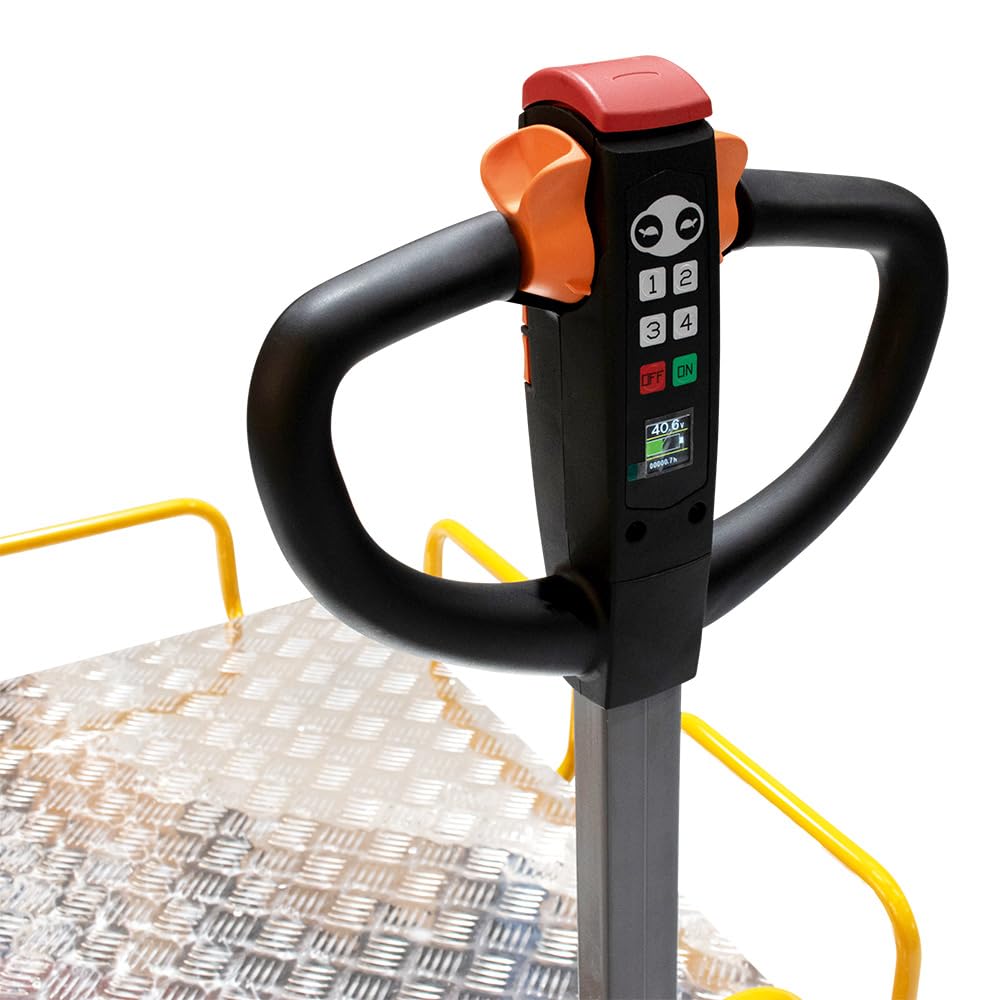 BAMATO Transportwagen MTR-400 | 100% Elektrisch | 400kg Traglast | Elektroantrieb oder Handbetrieb | Bollerwagen Hubwagen Materialtransportwagen