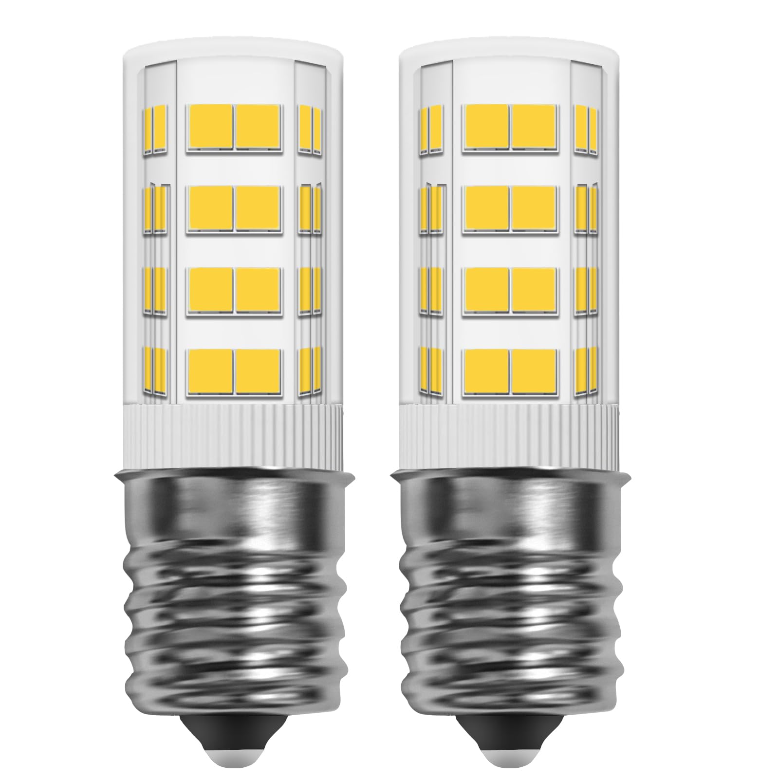 2-Pack 5304517886 LED Light E17 Base T8 Style Compatible with Frigidaire, Kenmore, Compatible Electrolux, Arctic Air Refrigerator/Freezer Replacement Bulbs (Daylight White 6000k)