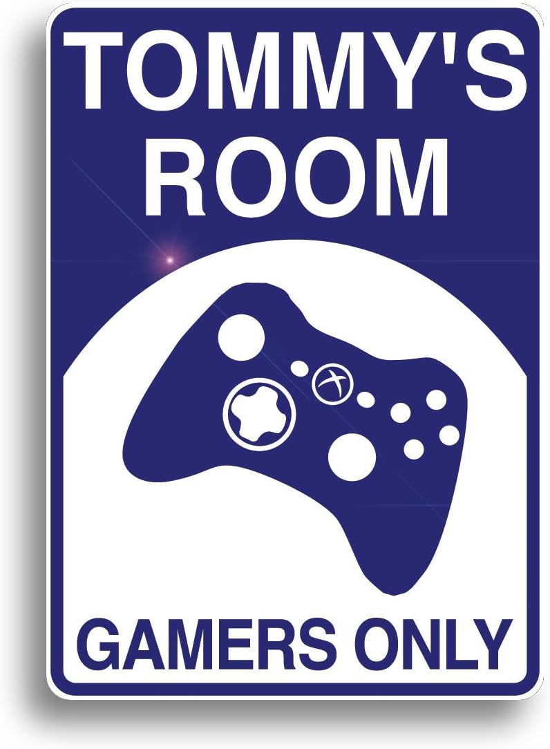 Video Game Sign, Personalized for you on solid aluminum, and shipped fast!