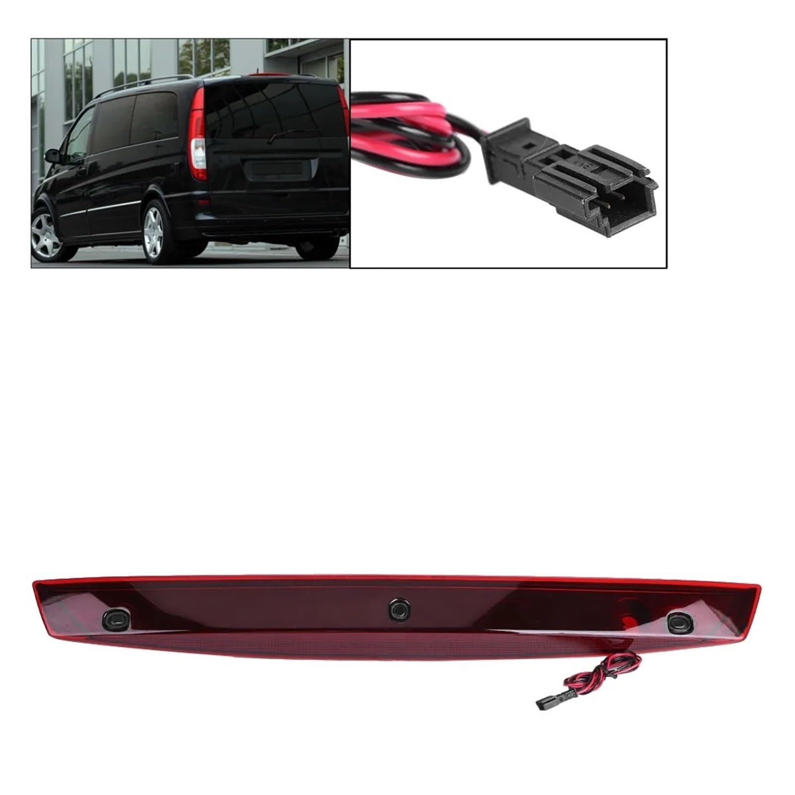 Luce Stop Centrale Alta Auto Alta Luce Freno Montaggio Lampada Arresto per Benz W639 per Vito per Viano A6398200056 3rd Tercera Luz
