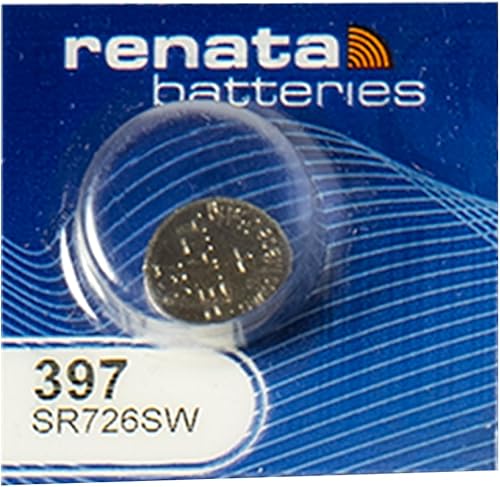 Renata Batteries 397 Batería de reloj con botón de óxido de plata (1 unidad)