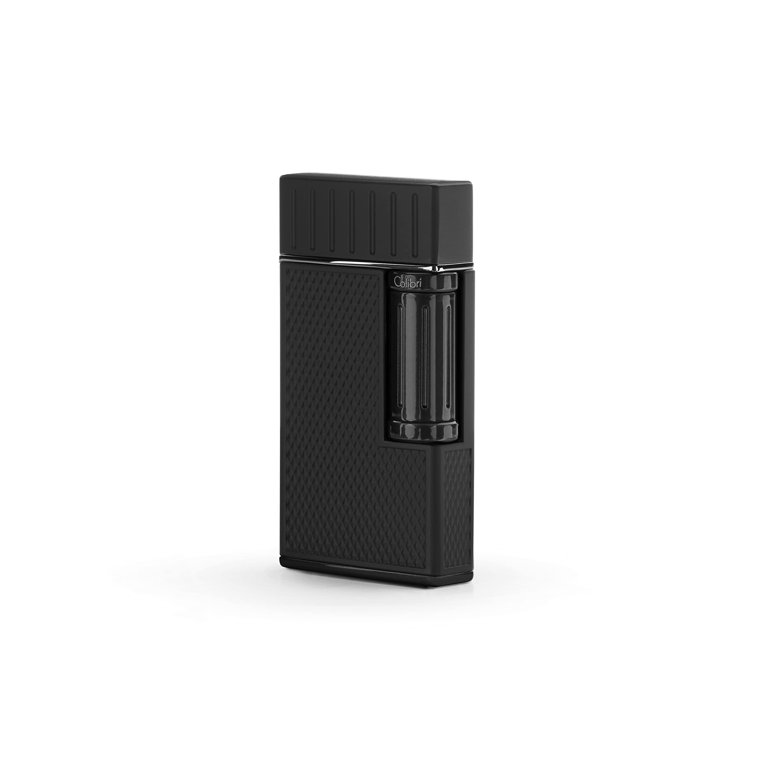 Colibri Julius feuerzeug mit Doppel Flamme | nachfüllbar | fur Zigarren und Zigaretten | Premium-Metallkonstruktion | Elegante Geschenkbox | Zwei Jahre Garantie | füllbar mit Butan, Nicht enthalten