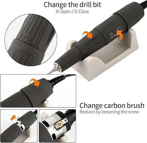 Oubo Brand Shiyang Polishing Machine With 35000 Rpm Sde-H37L1 Micro-Motor Hand Shank #TOP5